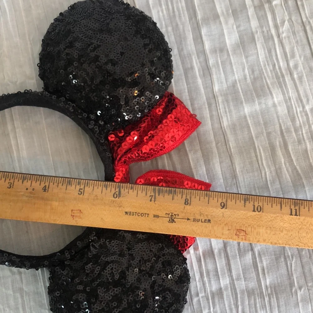 DISNEY MINNIE MOUSE ears Halloween costume from WDW & Halloween treat bag